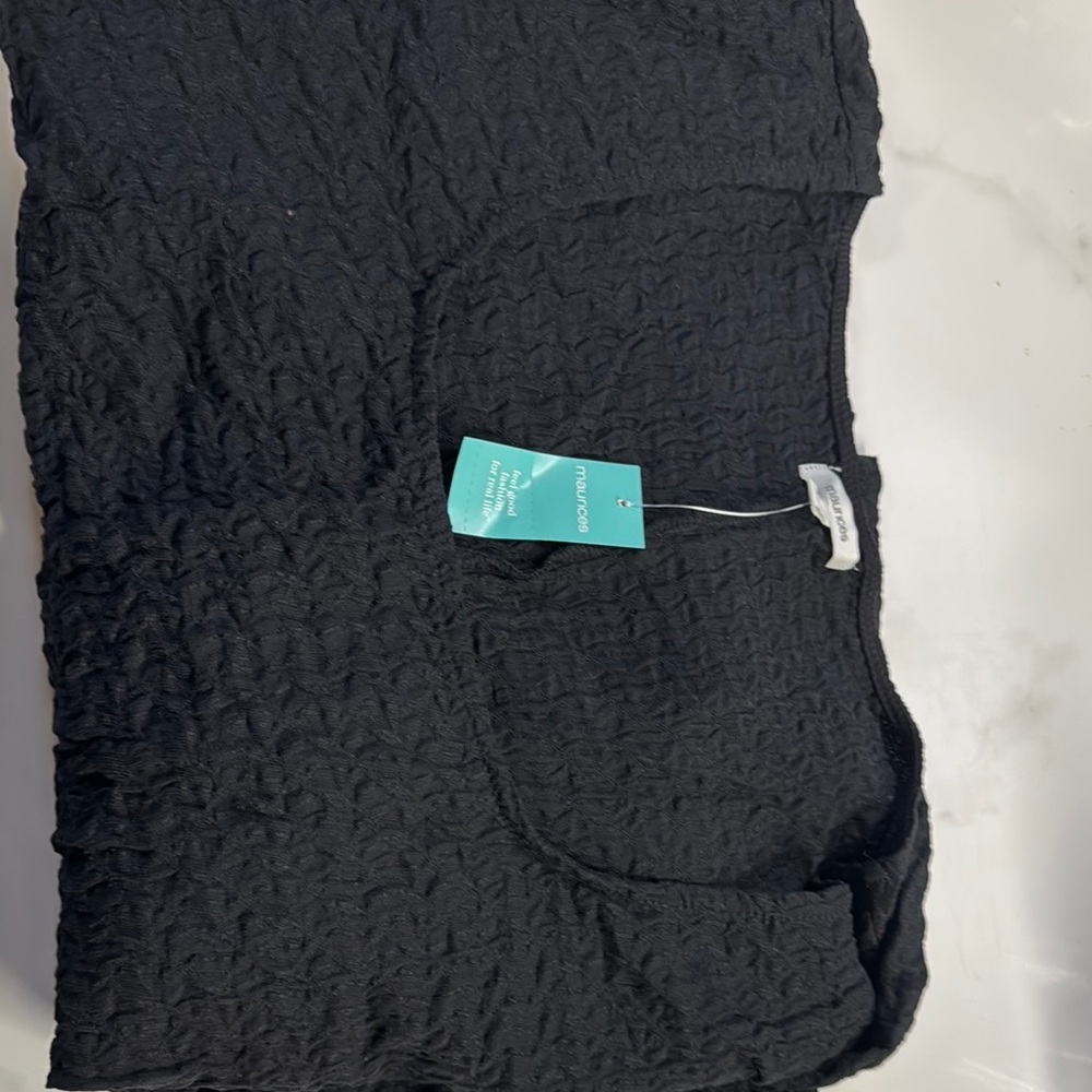 Maurices Black Textured Top